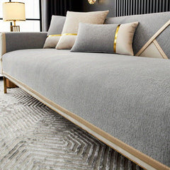 Chenille Sofa Slipcover Modern Non Slip Furniture Protector