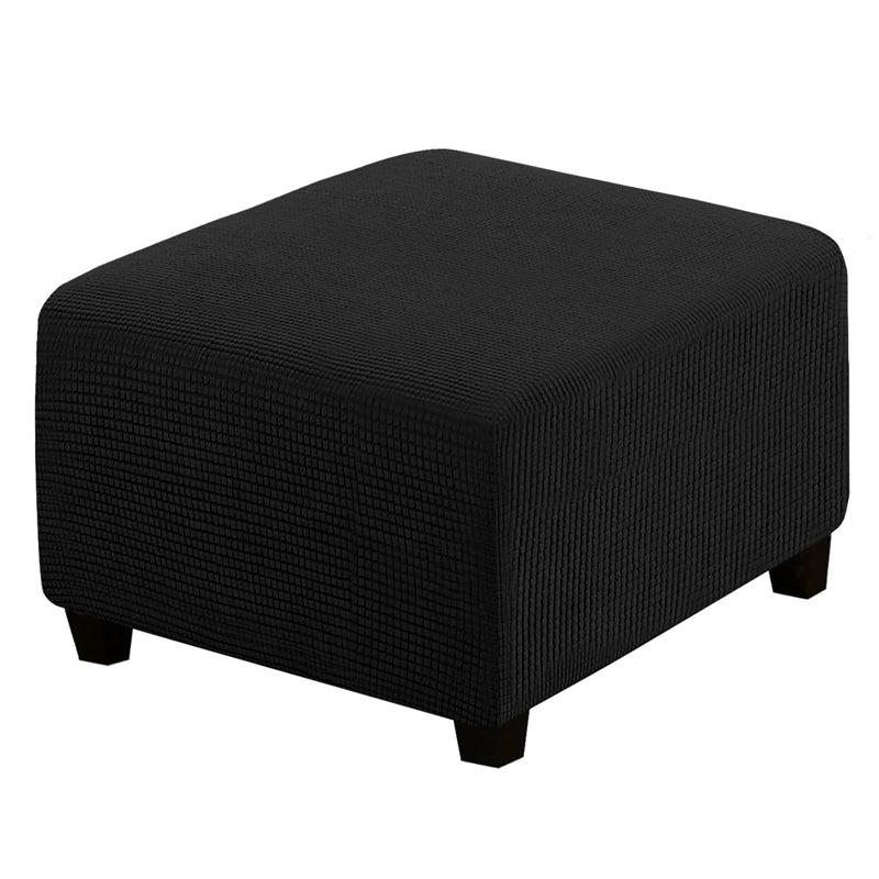 1pc Ottoman Square Elastic All-inclusive Chair Cover