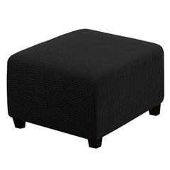 1pc Ottoman Square Elastic All-inclusive Chair Cover