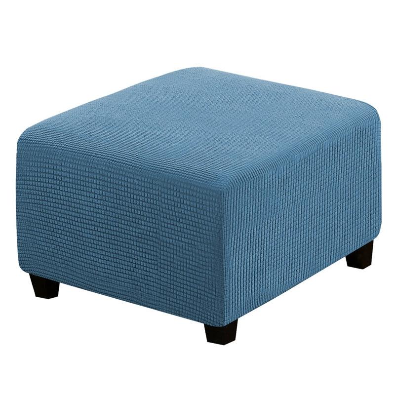 1pc Ottoman Square Elastic All-inclusive Chair Cover