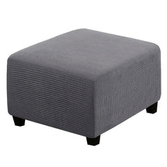 1pc Ottoman Square Elastic All-inclusive Chair Cover