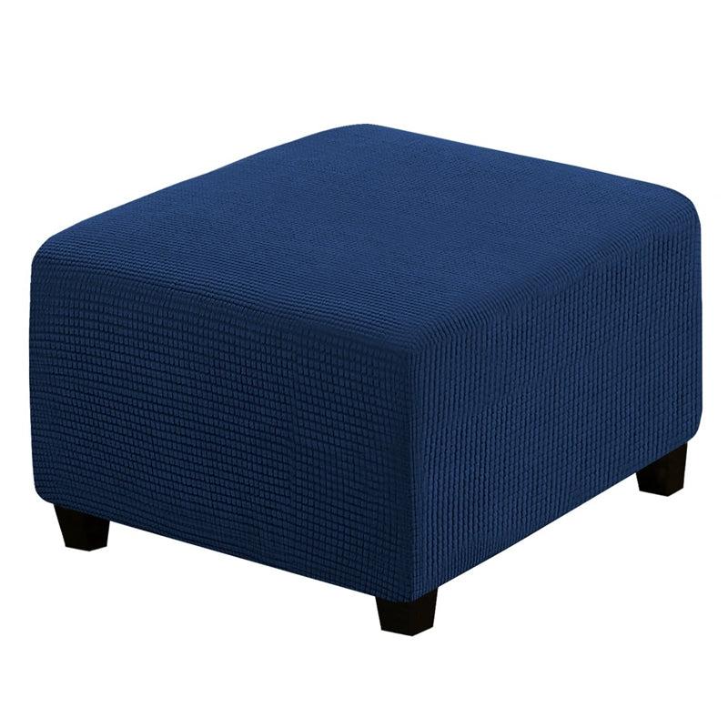 1pc Ottoman Square Elastic All-inclusive Chair Cover