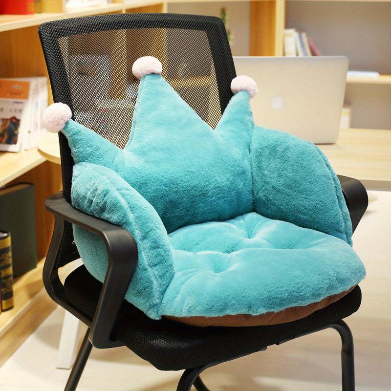 1pc Crown Chair Cushion Home Cushion Floor Pillows Soft Material Bedroom Decor