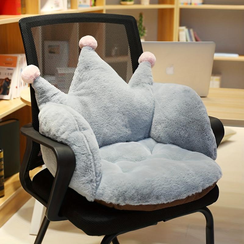1pc Crown Chair Cushion Home Cushion Floor Pillows Soft Material Bedroom Decor