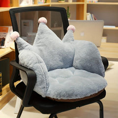 1pc Crown Chair Cushion Home Cushion Floor Pillows Soft Material Bedroom Decor