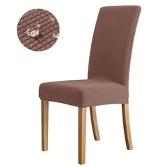 Waterproof Dining Chair Slipcovers Mid back Chair Cover for Dining Room