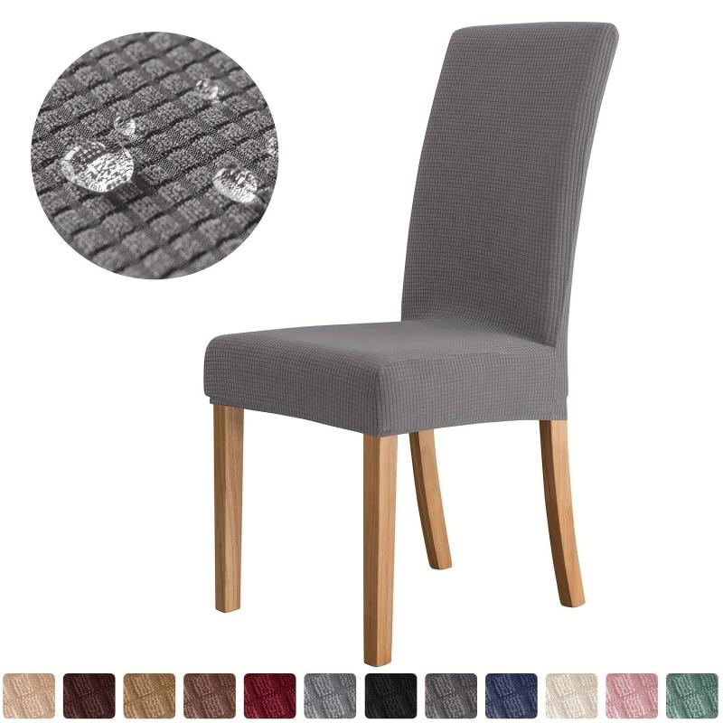 Waterproof Dining Chair Slipcovers Mid back Chair Cover for Dining Room