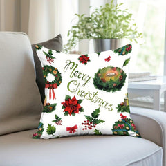 Christmas Style Throw Pillow Covers for Home Decor