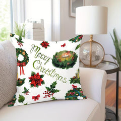 Christmas Style Throw Pillow Covers for Home Decor