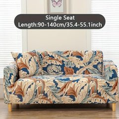 1pc Printed Elastic Sofa Slipcover Non-slip Couch Cover