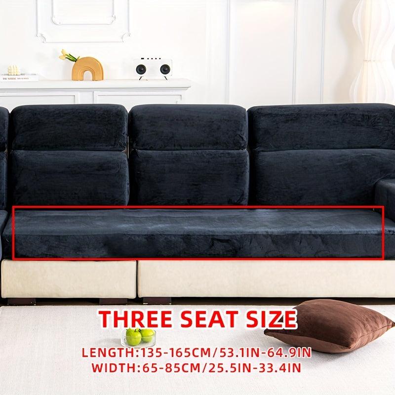 Plush Sofa Slipcover Anti Slip Elastic Sofa Cover for Home Decoration
