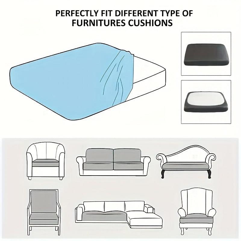Plush Sofa Slipcover Anti Slip Elastic Sofa Cover for Home Decoration