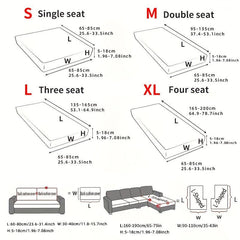Plush Sofa Slipcover Anti Slip Elastic Sofa Cover for Home Decoration