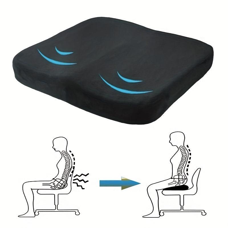 Sciatica Relief Memory Foam Cushion for Office Car Seat