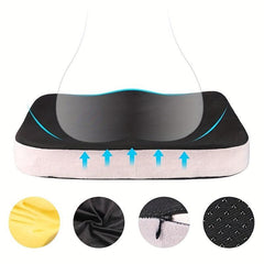 Sciatica Relief Memory Foam Cushion for Office Car Seat