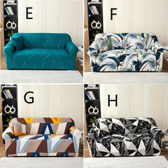 Breathable Elastic Knitted Sofa Slipcover with Pillowcase