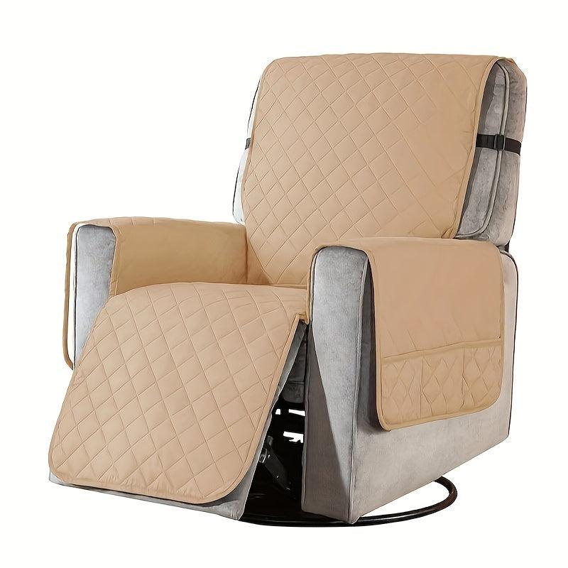 1pc Recliner Chair Cover Reversible Washable Furniture Protector