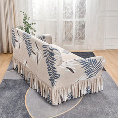 Elastic Sofa Slipcover With Skirt Non-slip Sofa Cover Furniture Protector