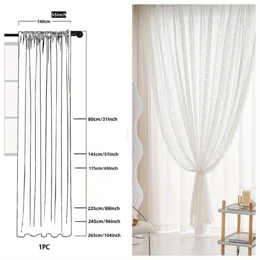 Enhance Home Decor with Lace Sheer Curtain
