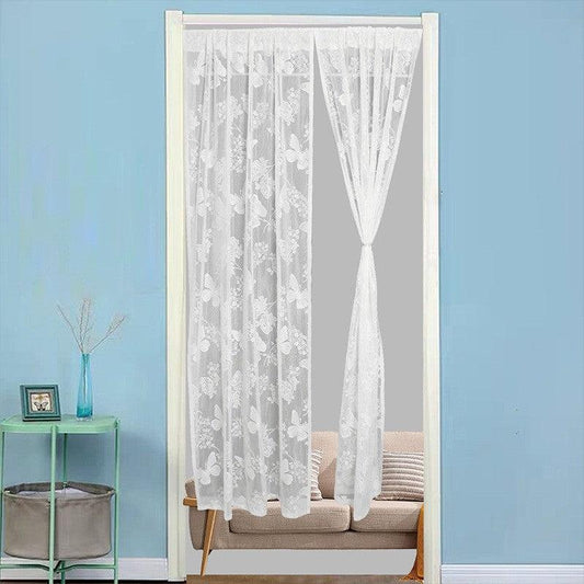 Butterfly Flower Lace Curtain for Home Decoration
