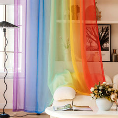 Colorful Gradient Curtains For Bedroom and Living Room