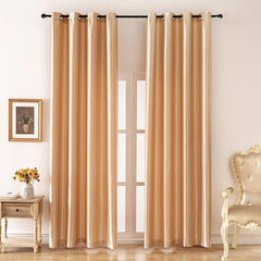 Soft Dust proof Curtain Solid Curtains for Living Room Bedroom Kitchen Bathroom