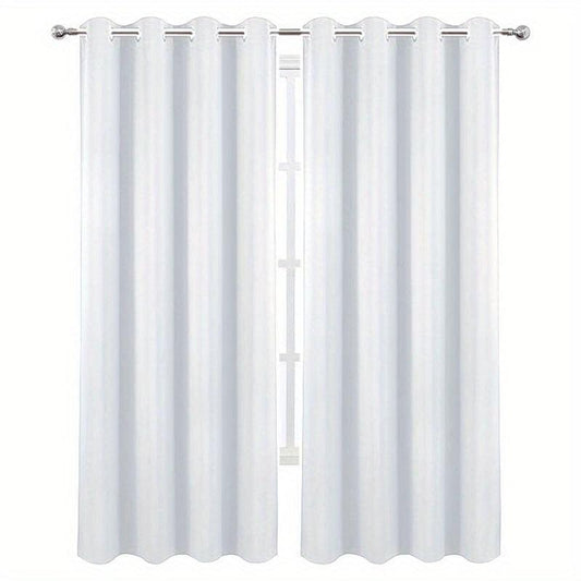 Blackout Curtain Panel Thermal Insulated Room Darkening Light Reducing