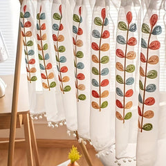 American Minimalist Partition Curtain Short Curtain For Cabinet