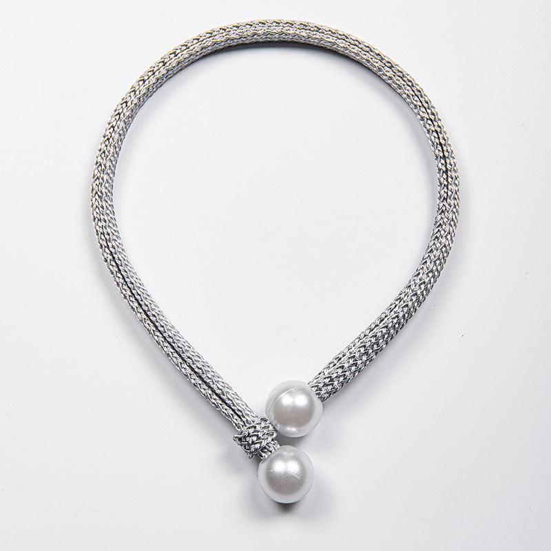 2pcs Oriental Faux Pearl Curtain Tiebacks