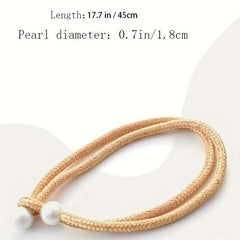2pcs Oriental Faux Pearl Curtain Tiebacks