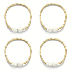 Magnetic Curtain Tiebacks Faux Pearl Ball Decorative Home Curtain Buckle