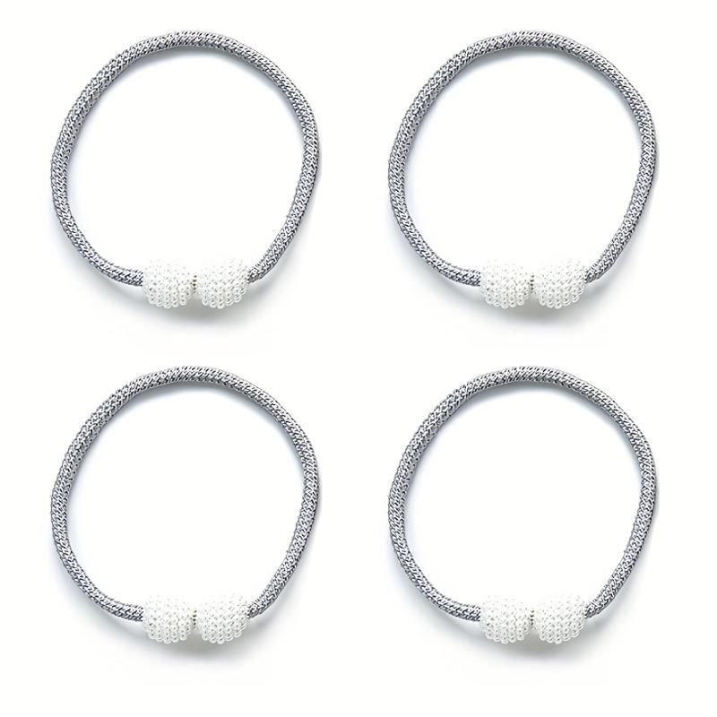Magnetic Curtain Tiebacks Faux Pearl Ball Decorative Home Curtain Buckle