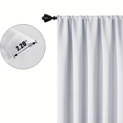 Watercolor Plant Leaves Pattern Curtains
