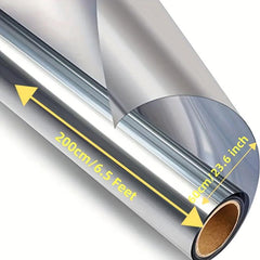 One Way Mirror Glass Tint Heat Control Sun UV Blocking Window Film