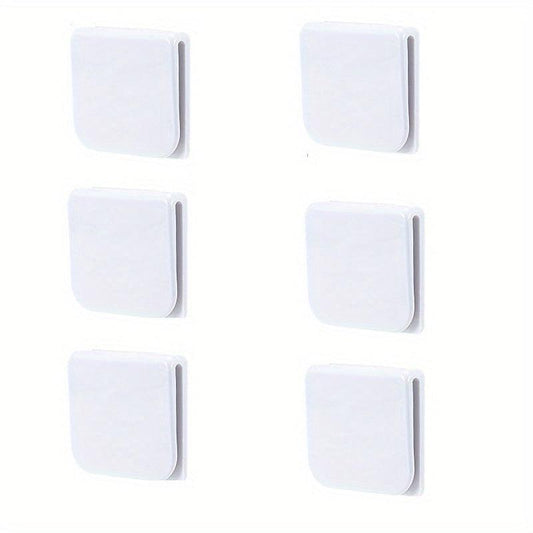 Shower Curtain Fixing Clips Windproof Clip Punch Stick on Shower Curtain 8pcs