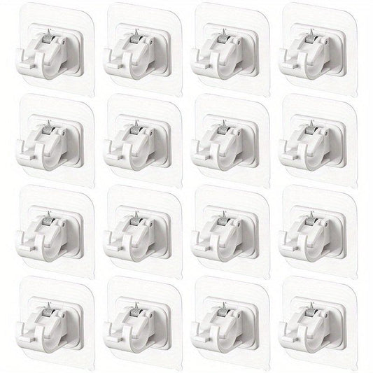 Self Adhesive Curtain Rod Brackets - Easy Installation Hooks