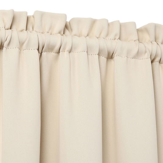 2pcs Blackout Curtains Thermal Insulated Short Kitchen Curtains 25x36 Inches