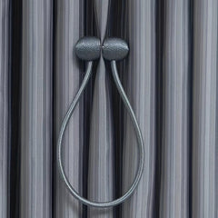 2pcs Magnetic Curtain Tiebacks Modern Curtain Strap Punch Installation