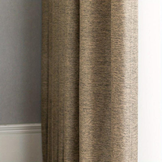 1pc Solid Curtains Grommet Top Curtain for Home Decor