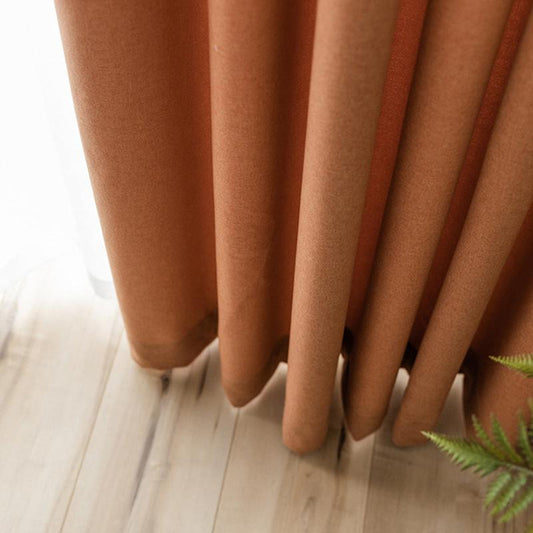 Solid Blackout Curtain for Room Decor