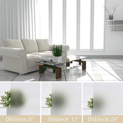 Frosted Opaque Privacy Window Film Static Cling Anti UV Glass
