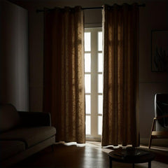 Rose Printed Blackout Curtains for Home Decor