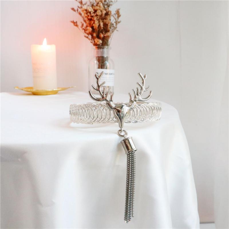 Deer Decor Metal Curtain Tieback
