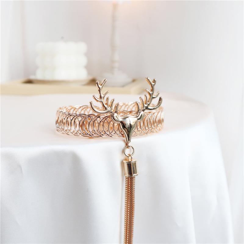 Deer Decor Metal Curtain Tieback