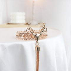 Deer Decor Metal Curtain Tieback