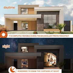 Privacy Window Film Reflective Heat Control Anti UV Daytime One Way Window Tint