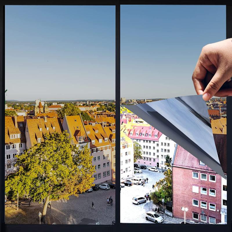 Privacy Window Film Reflective Heat Control Anti UV Daytime One Way Window Tint
