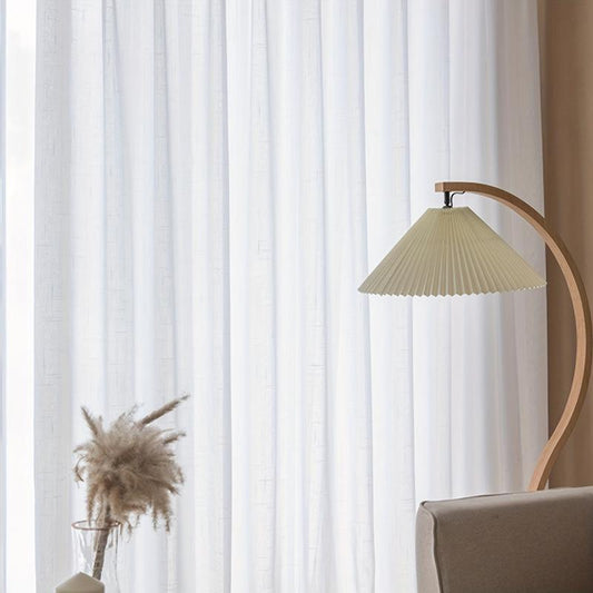 Rod Pocket Sheer Curtain for Home Decor
