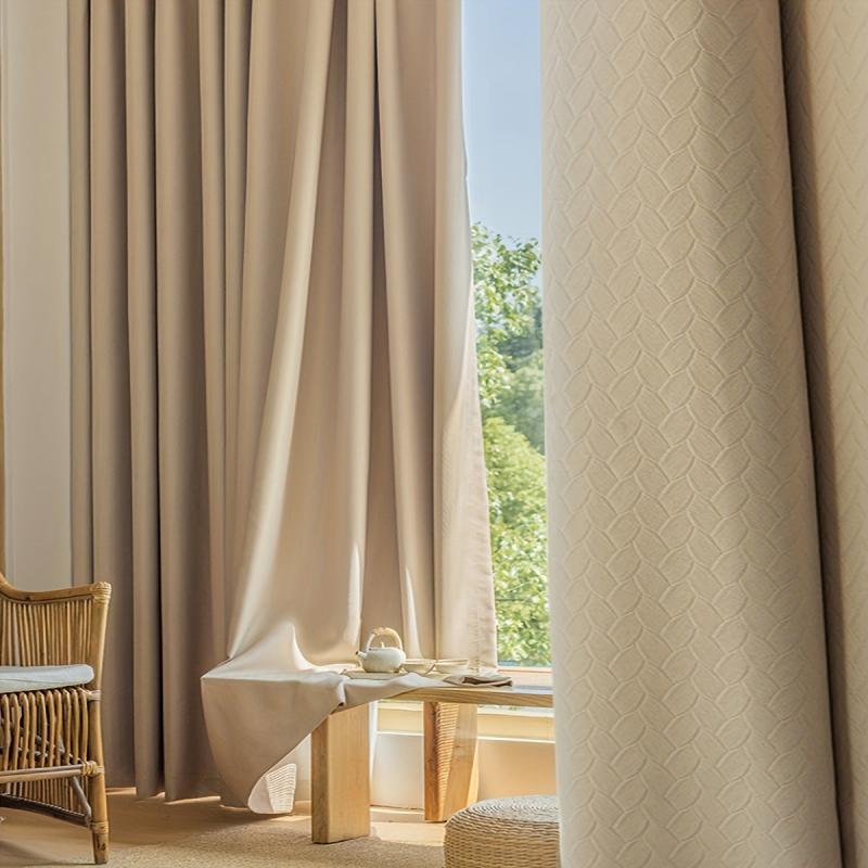 Elegant Geometric Pattern Curtain for Home Decor