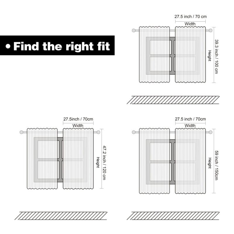 2pcs Vintage Kitchen Blessing Words Half Blackout Curtains